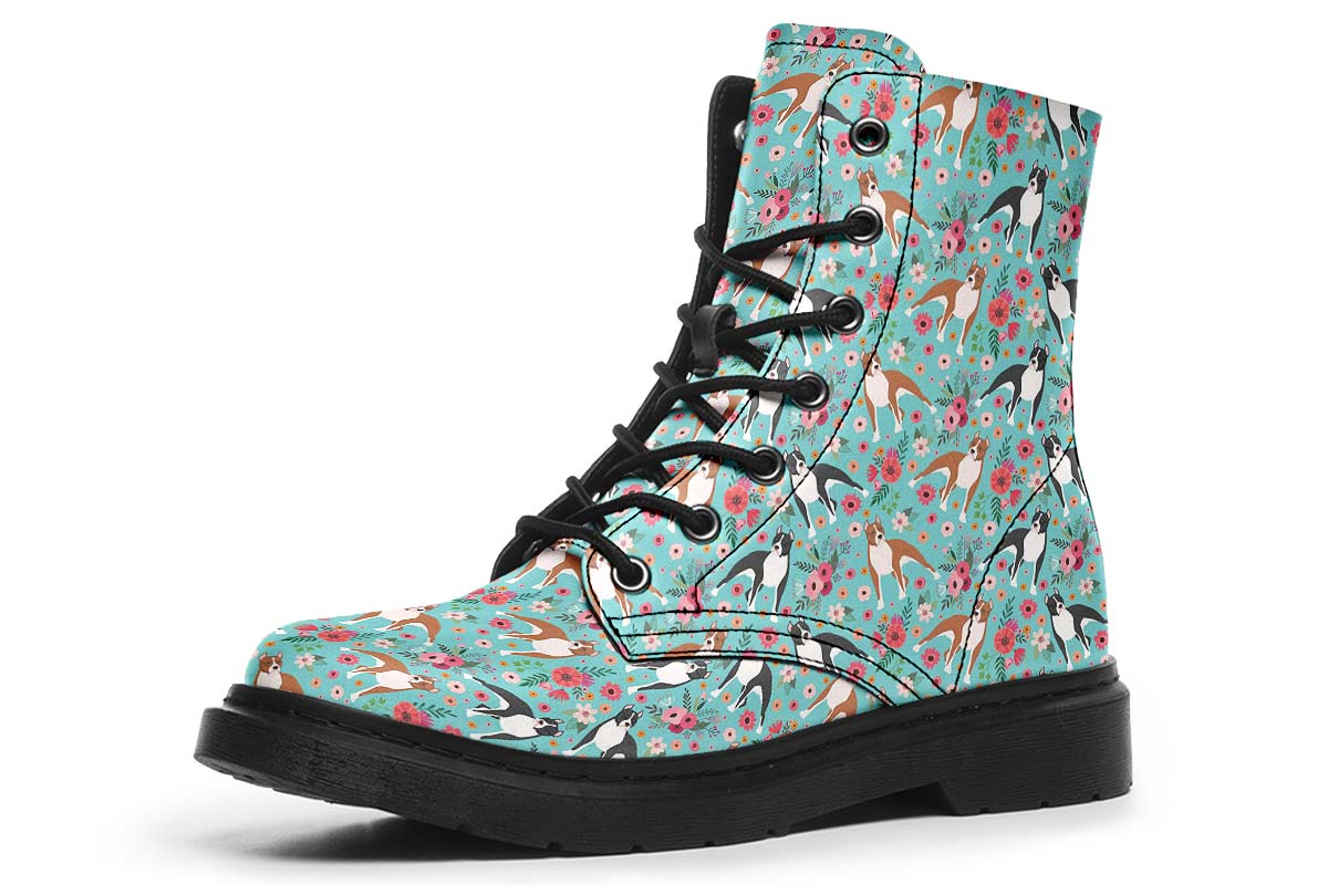 Staffordshire Terrier Flower Boots