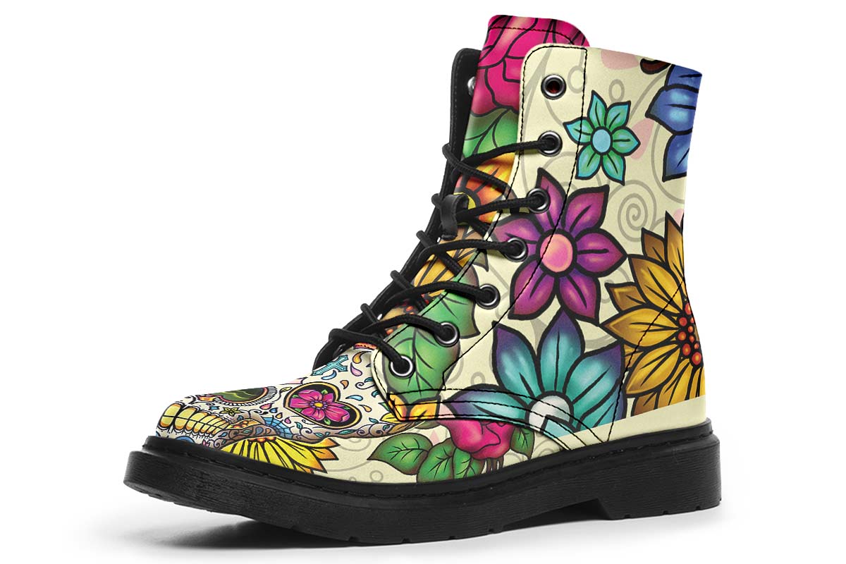 Women's sugar skull on sale boots