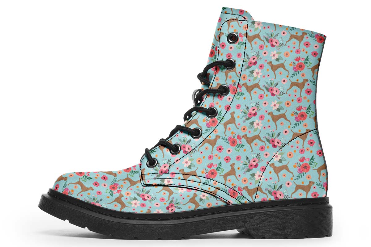 Vizsla Flower Boots