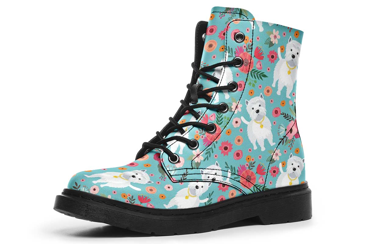 Westie Flower Boots