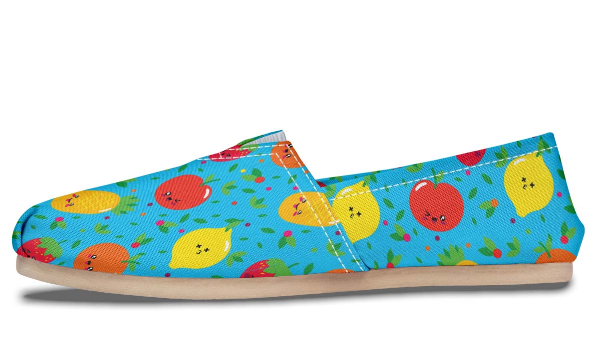 Adorable Fruit Pattern Casual Shoes