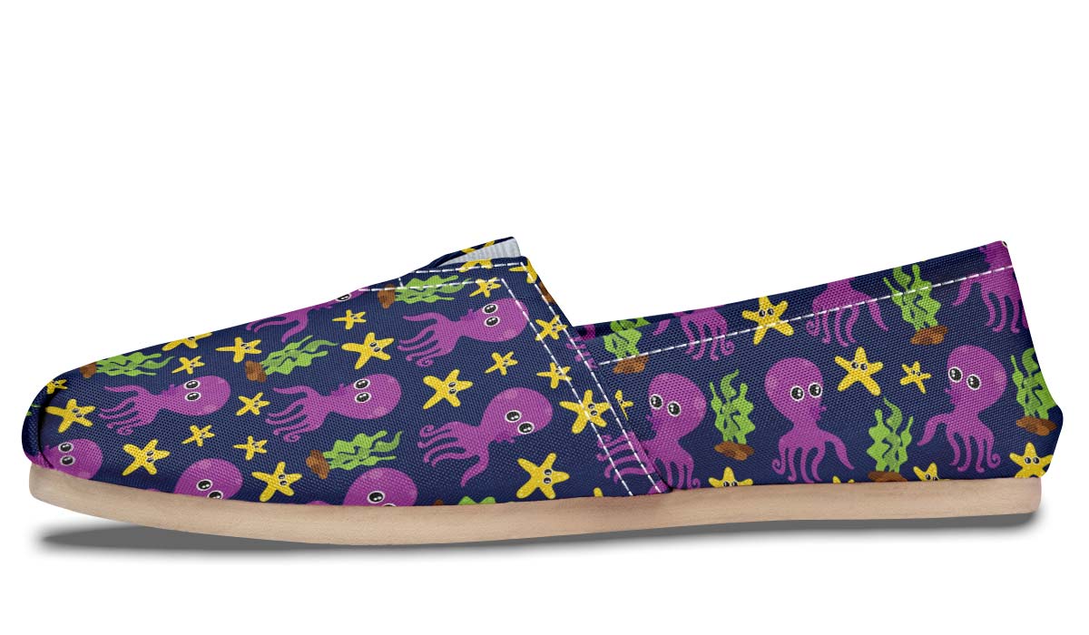 Adorable Octopus Pattern Casual Shoes