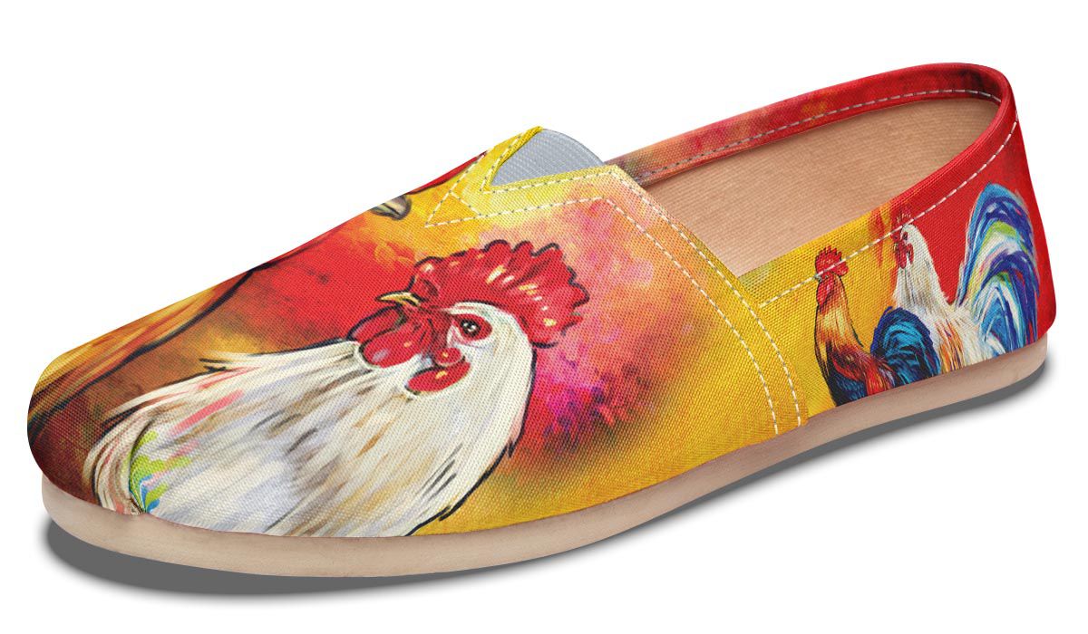Artistic Rooster Casual Shoes