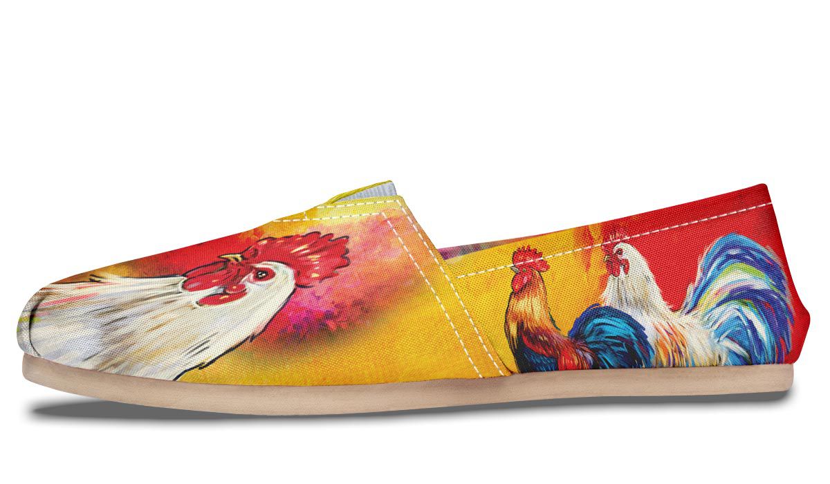 Artistic Rooster Casual Shoes