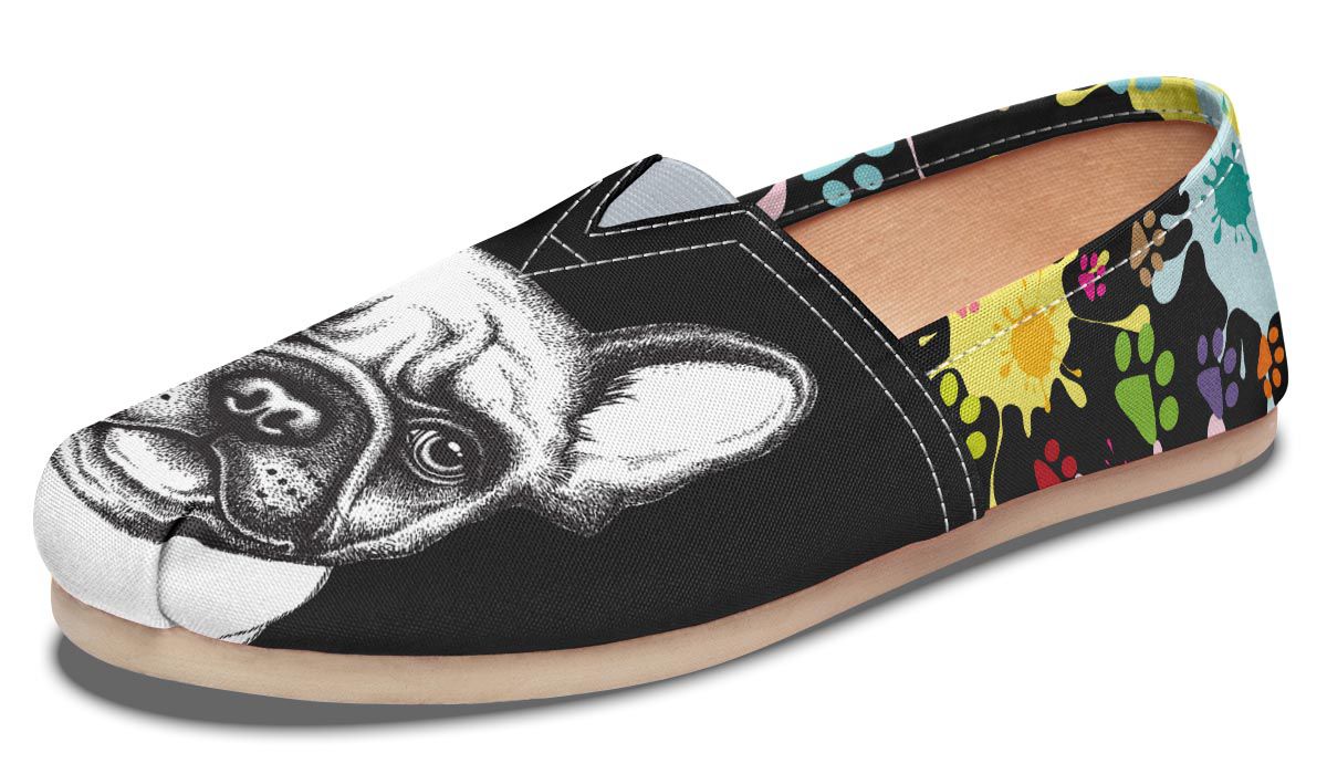 Artsy Frenchie Casual Shoes