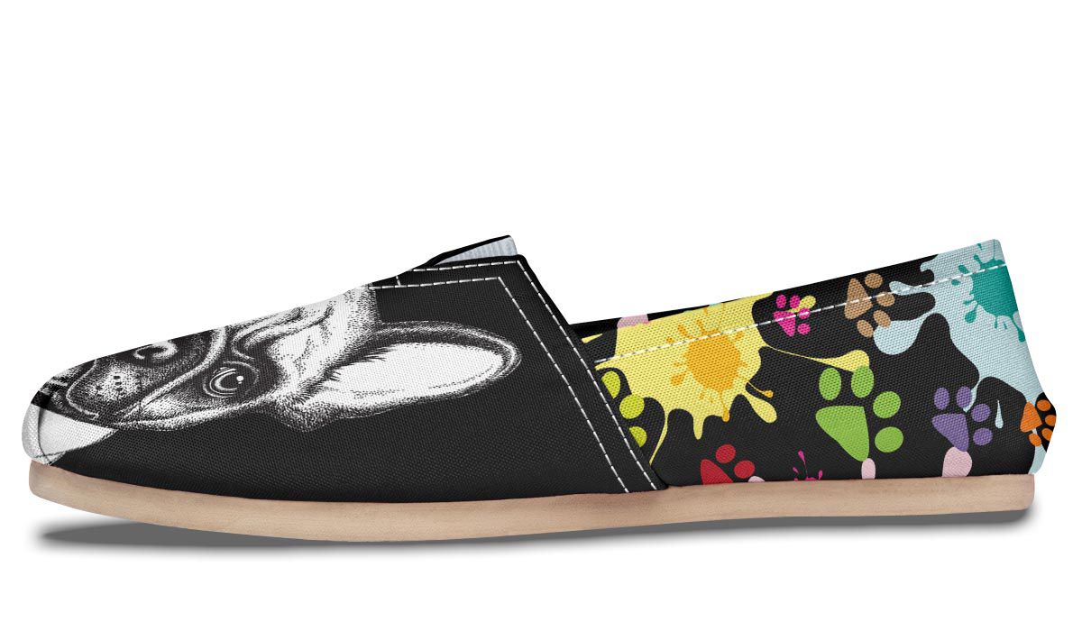Artsy Frenchie Casual Shoes