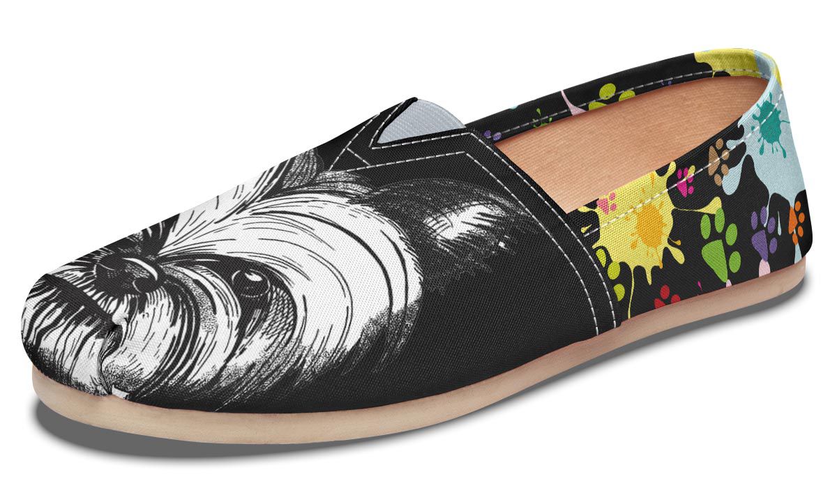Artsy Yorkie Casual Shoes