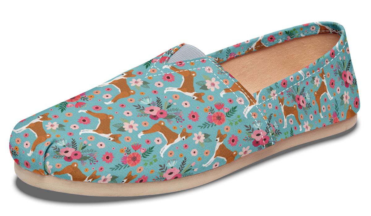 Basenji Flower Casual Shoes