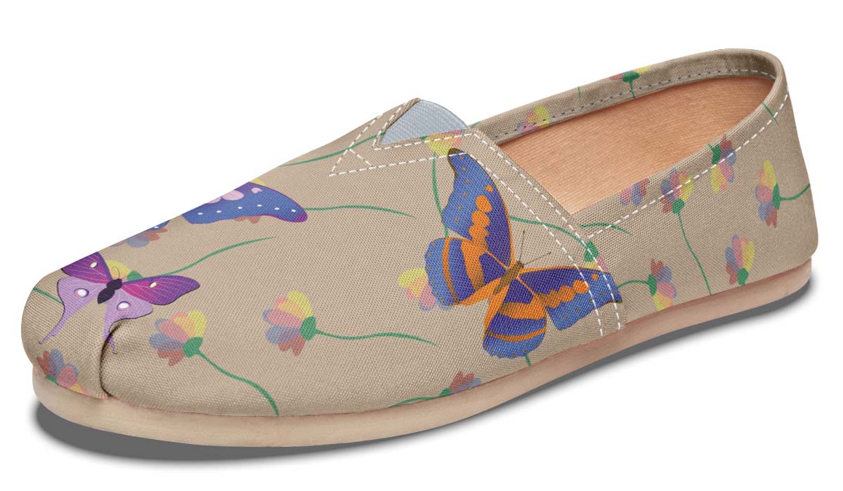 Beautiful Flying Butterflies Casual Shoes