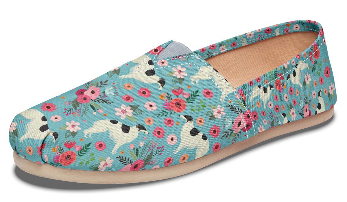 Borzoi Flower Casual Shoes