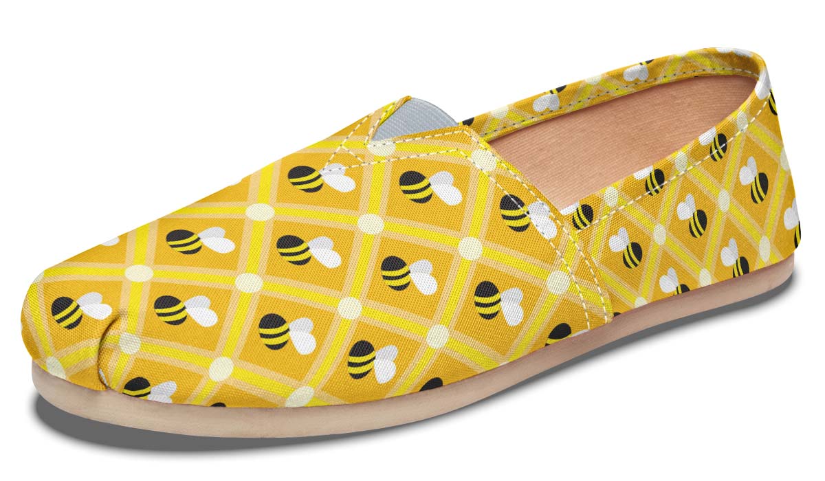 Bumblebee Pattern Casual Shoes