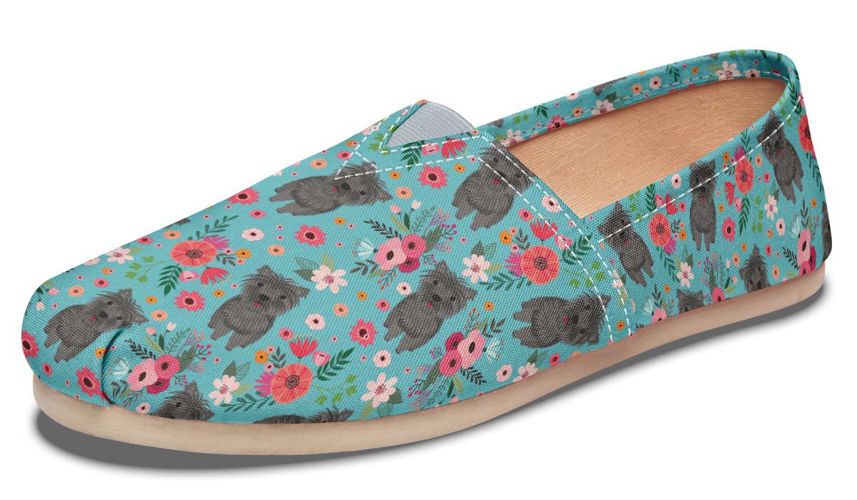 Cairn Terrier Flower Casual Shoes