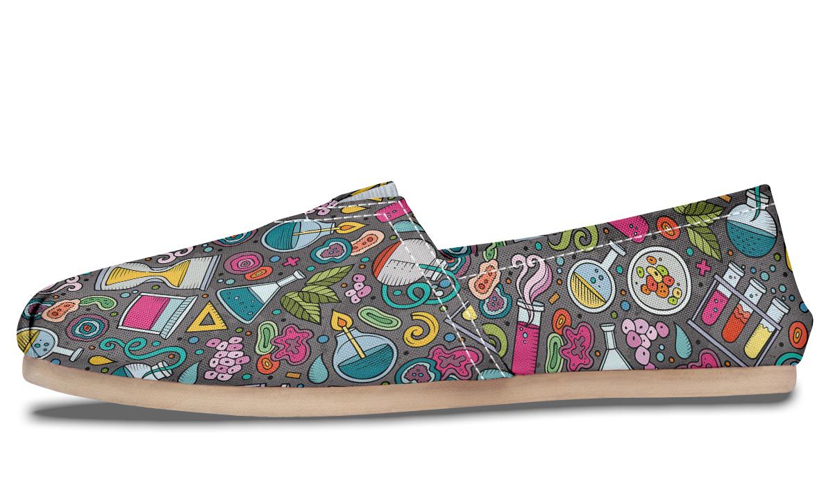 Cartoon Science Casual Shoes