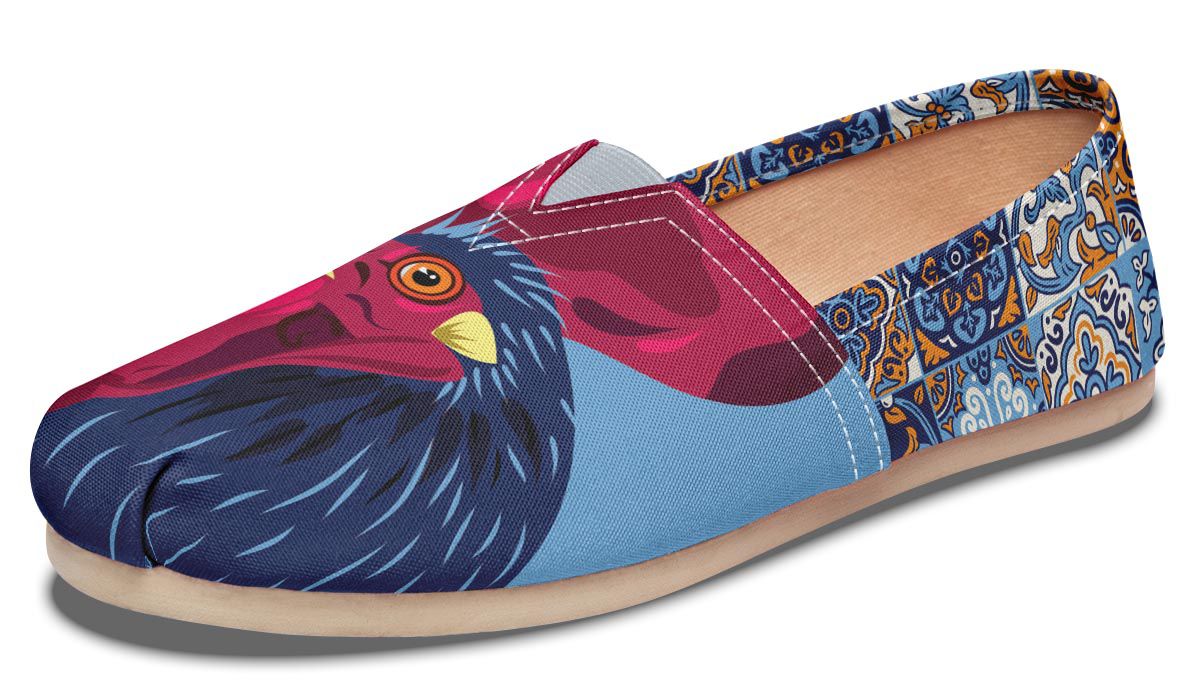Ceramic Roosters Casual Shoes