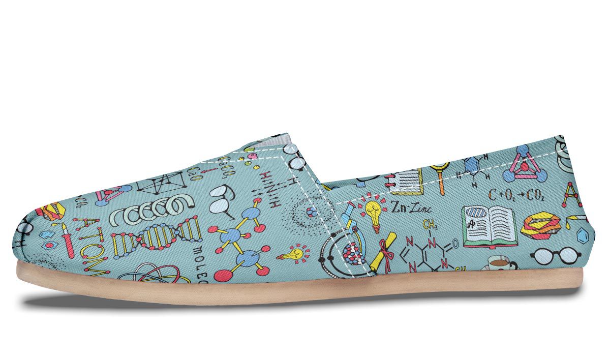 Chemist Pattern Casual Shoes