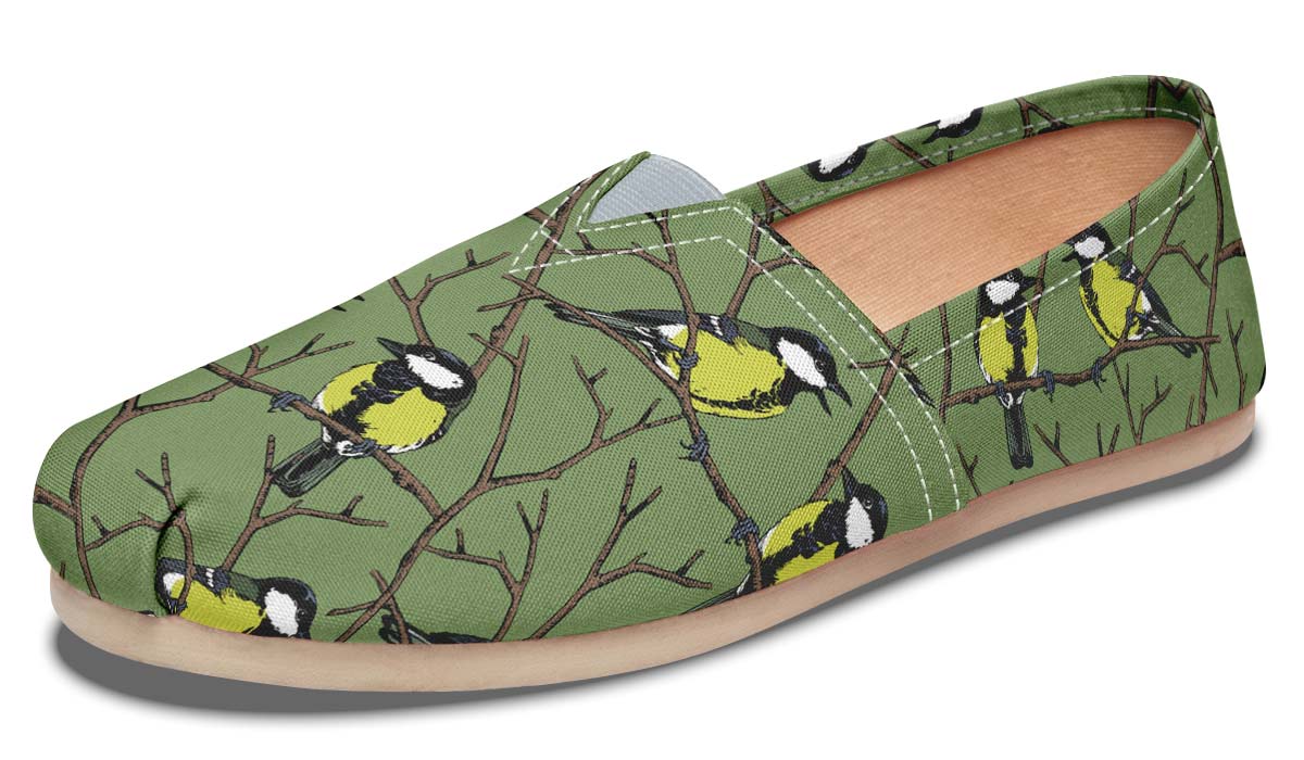 Chickadee Pattern Casual Shoes