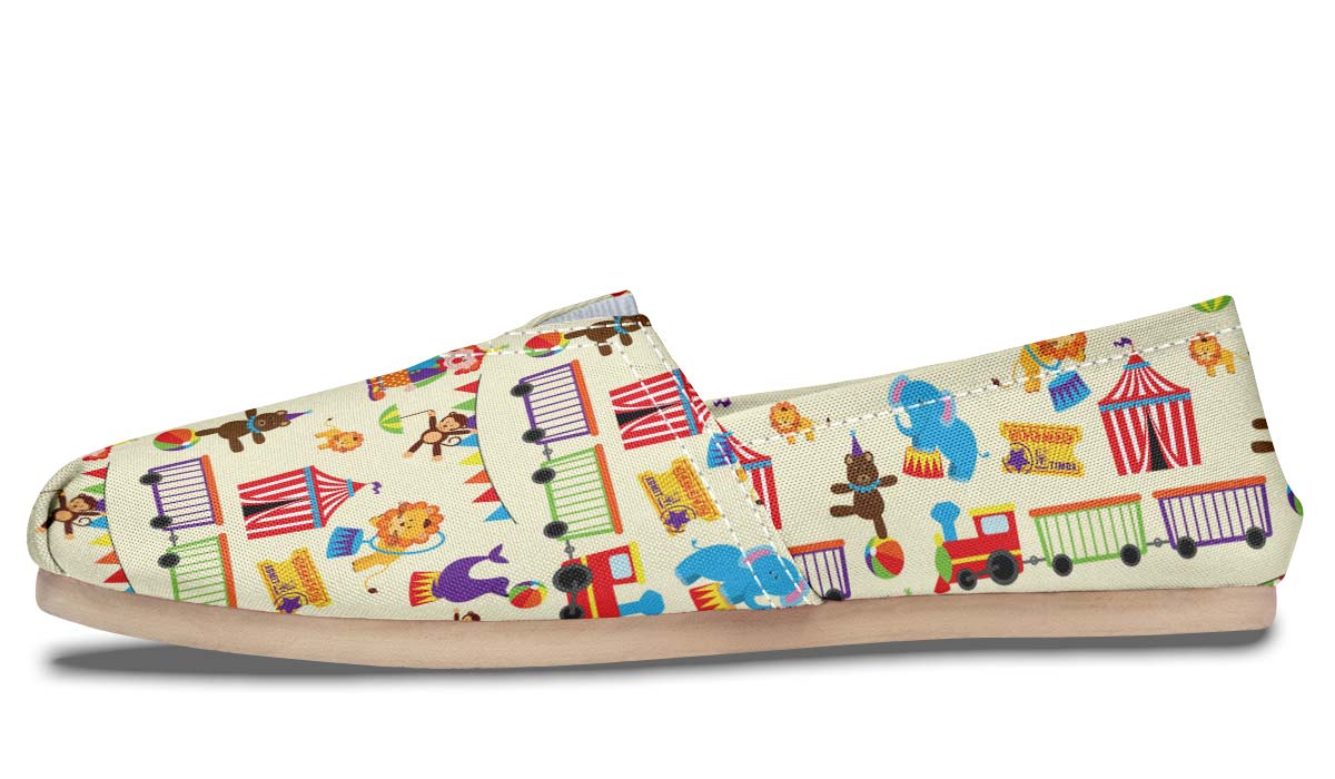 Circus Pattern Casual Shoes