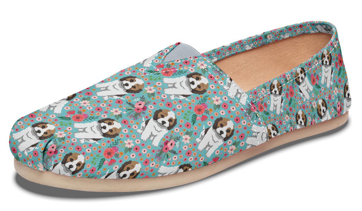 Cockapoo Flower Casual Shoes