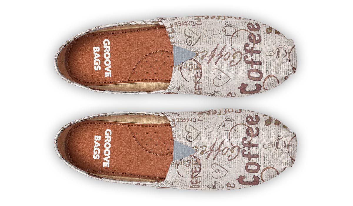 Coffee Kicks - Women’s slip-on canvas shoes - Shoes for good the Daily Grind