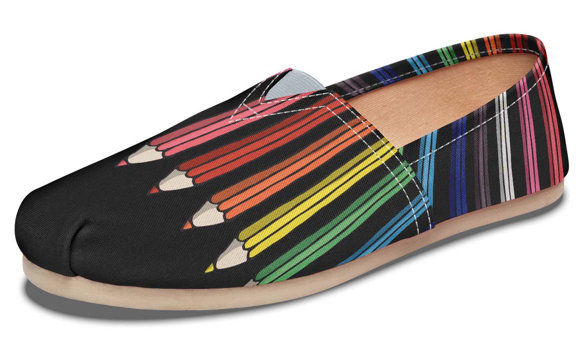 Colored Pencils Casual Shoes