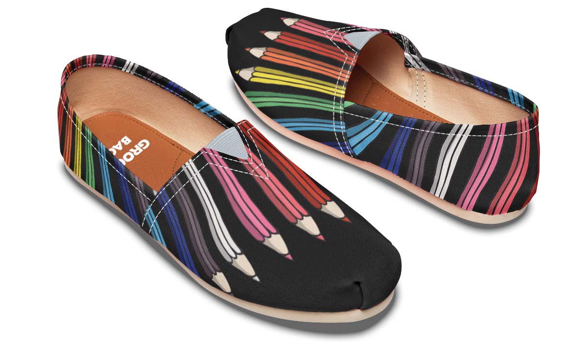 Colored Pencils Casual Shoes