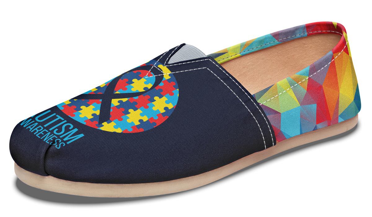 Colorful Autism Casual Shoes