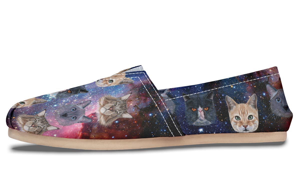 Cosmic Cat Casual Shoes