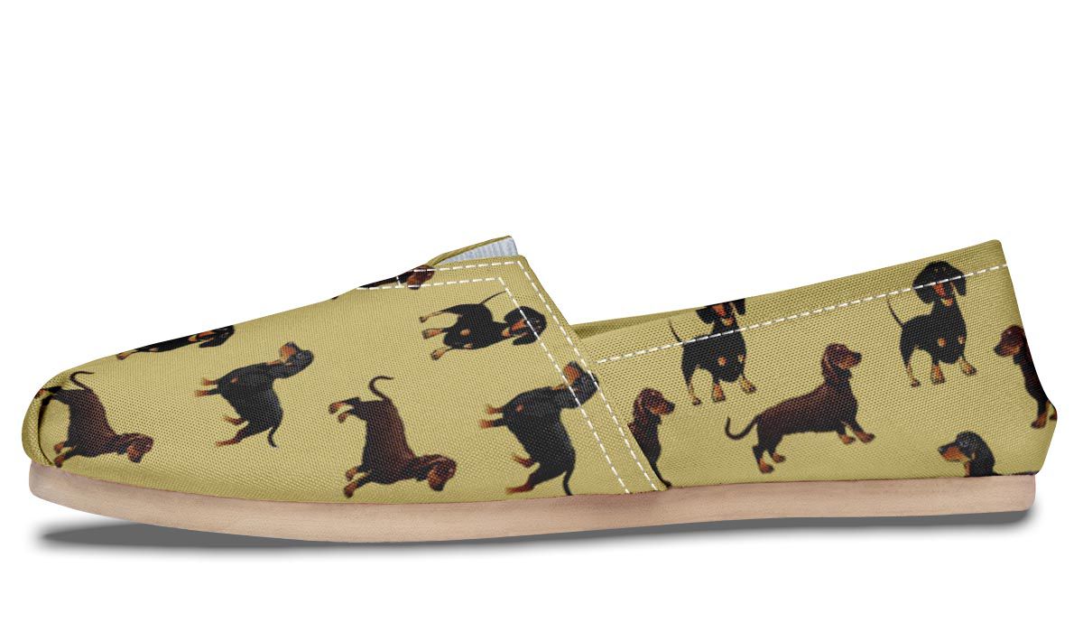 Dachshund canvas shoes best sale