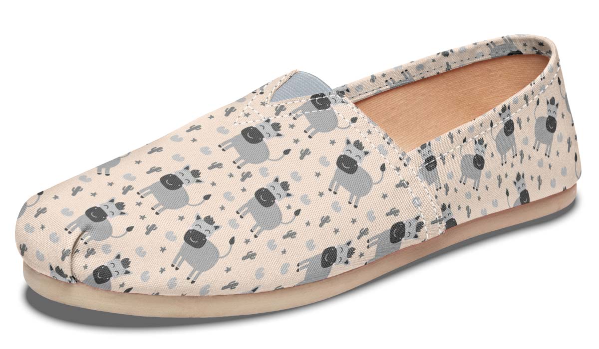 Donkey Pattern Casual Shoes