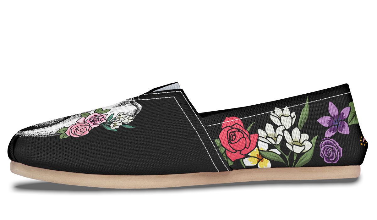 Floral Anatomy Tooth Casual Shoes
