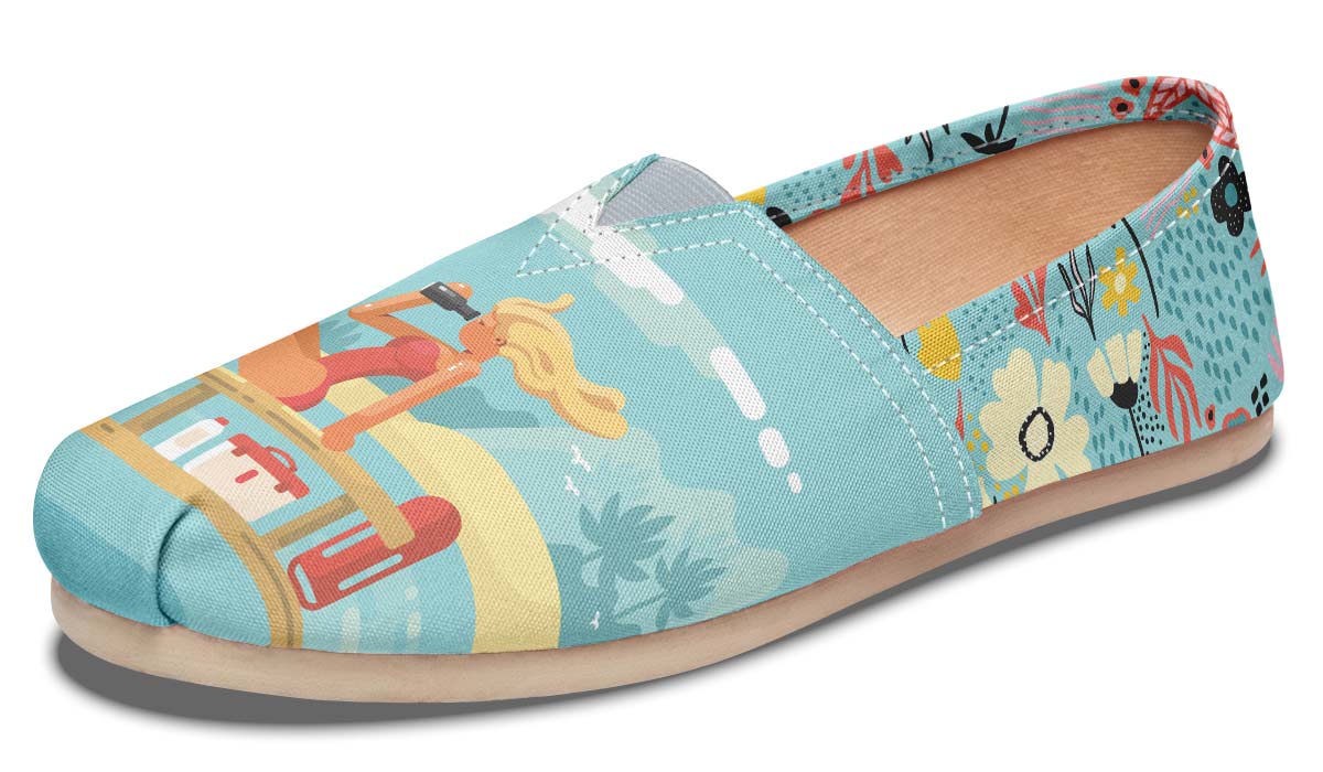 Floral Lifeguard Casual Shoes
