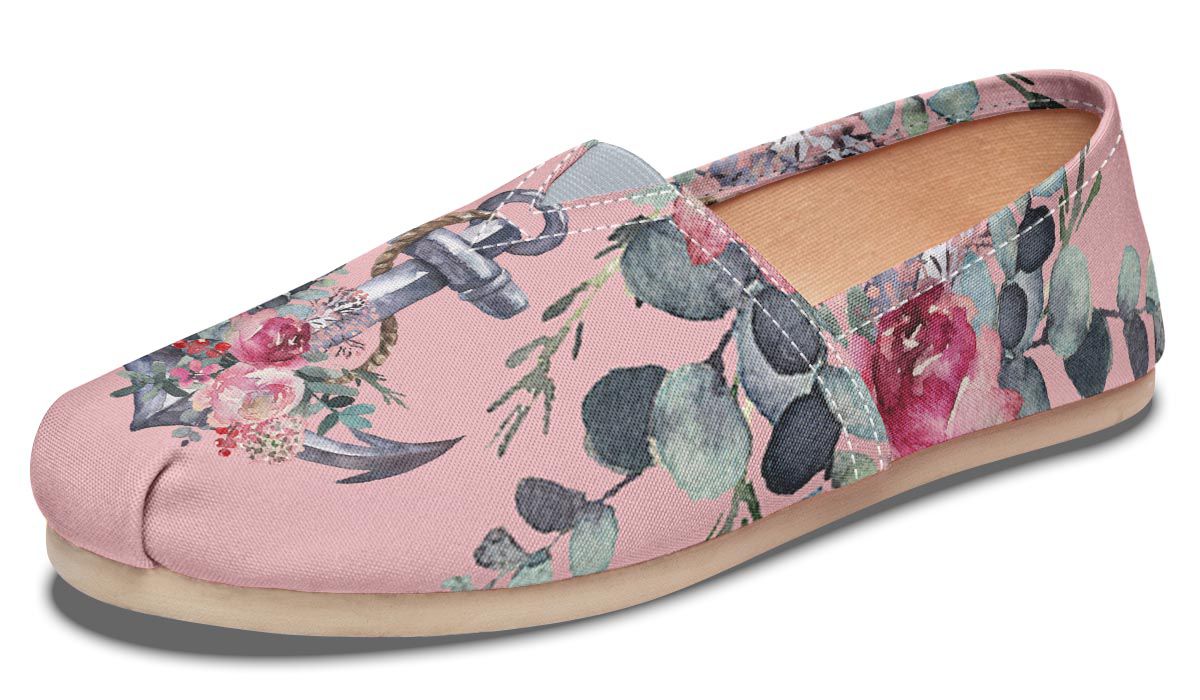 Floral Sailor Casual Shoes