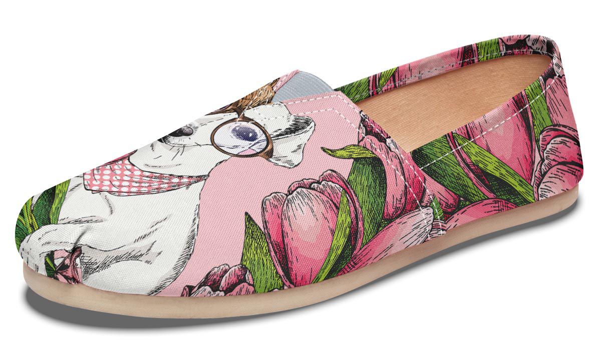 Goofy Jack Russell Terrier Casual Shoes