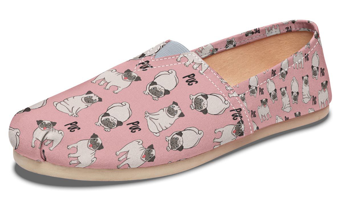 Goofy Pug Casual Shoes