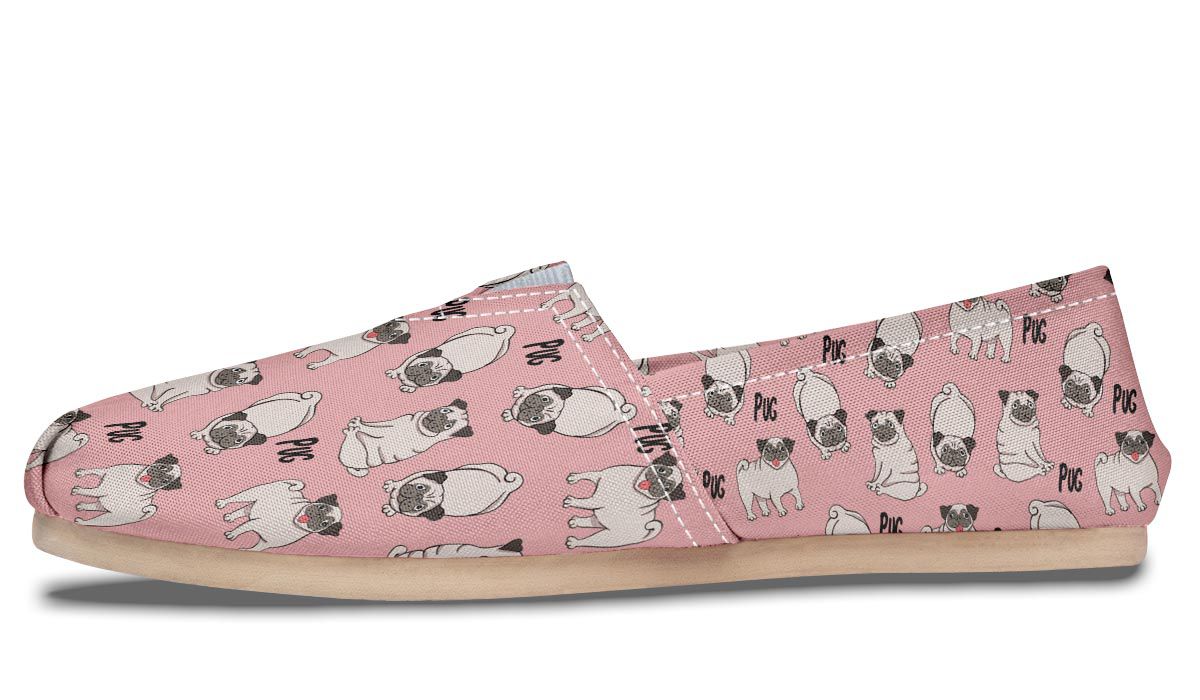 Goofy Pug Casual Shoes