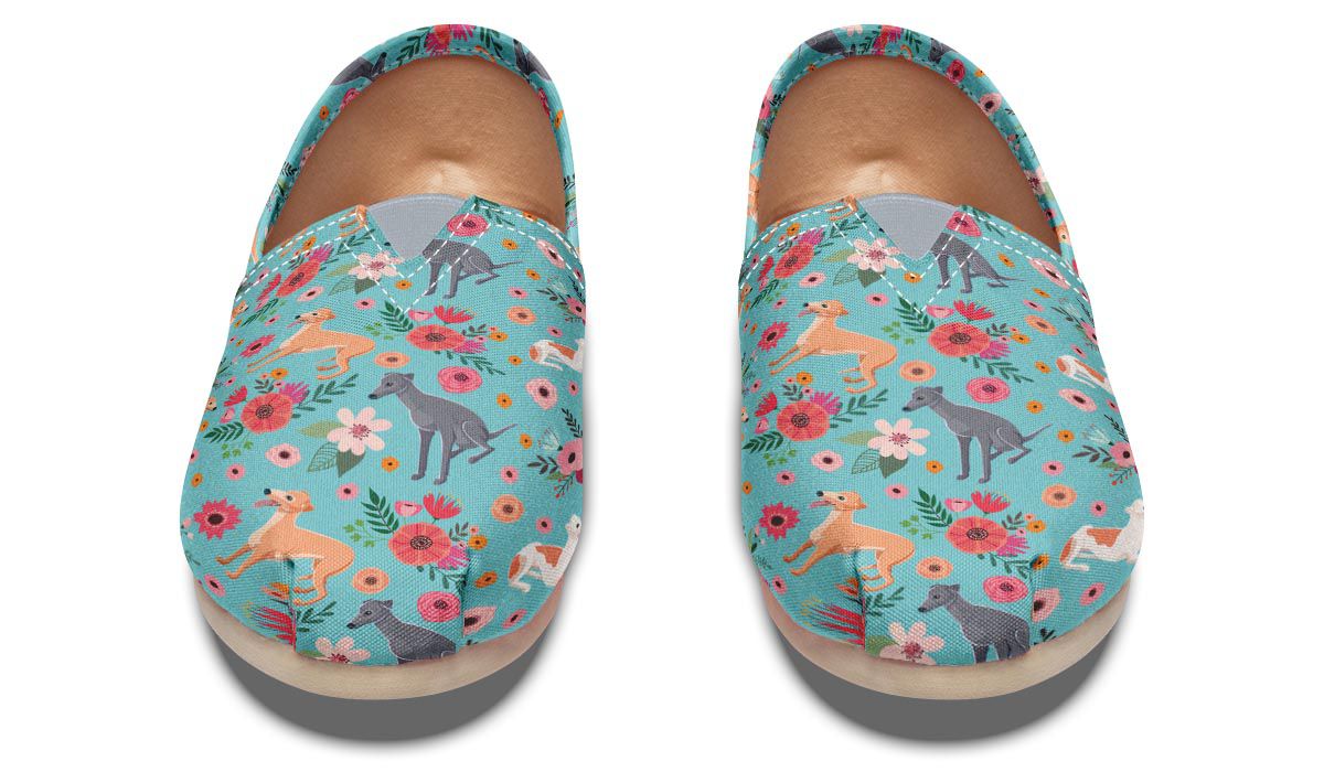 Greyhound Flower Casual Shoes