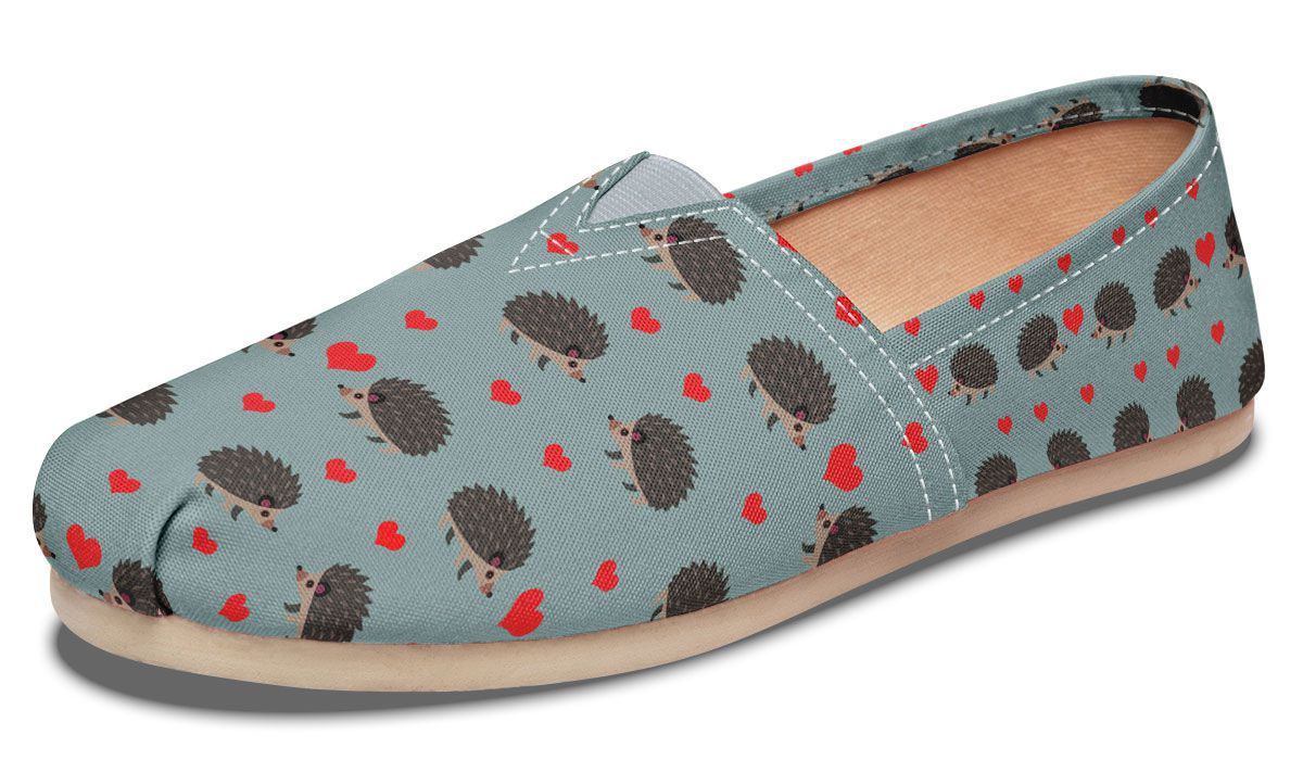 Hedgehog Pattern Casual Shoes