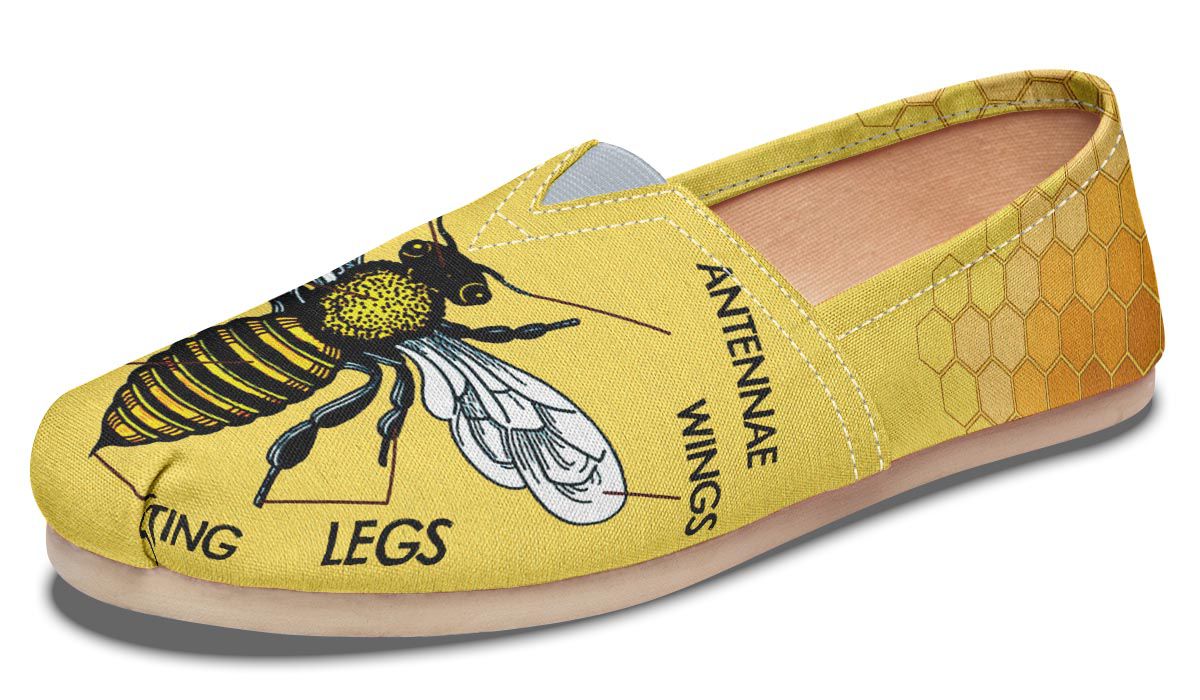 Honey Bee Diagram Casual Shoes