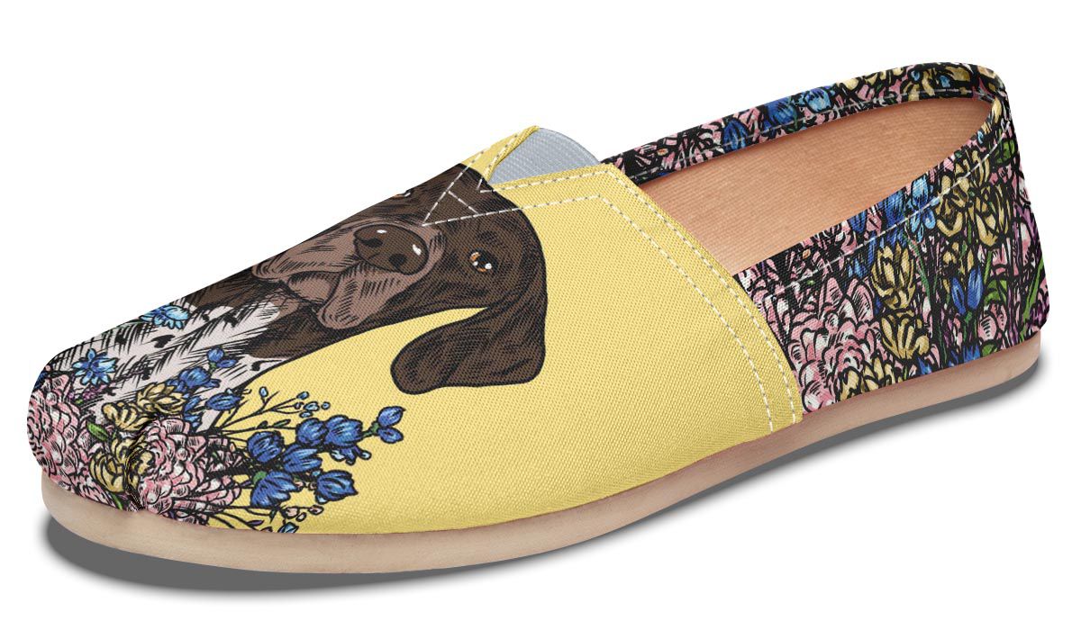 Illustrated German Shorthaired Pointer Casual Shoes