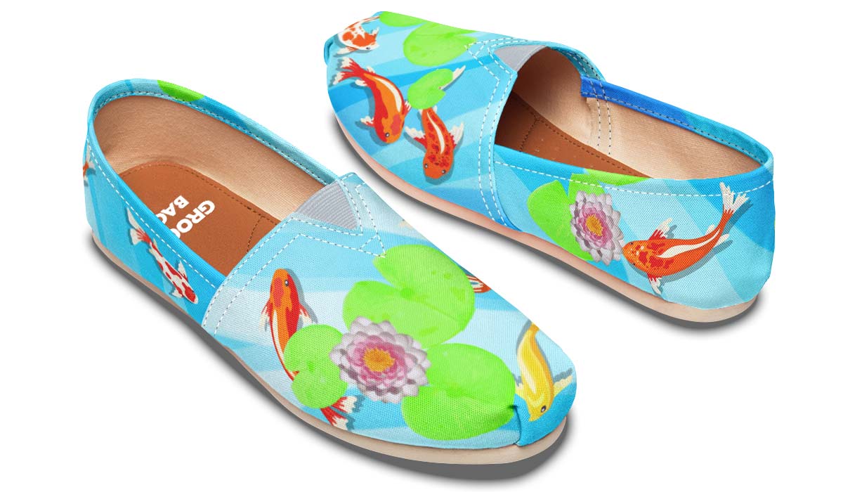 Koi Water Garden Casual Shoes