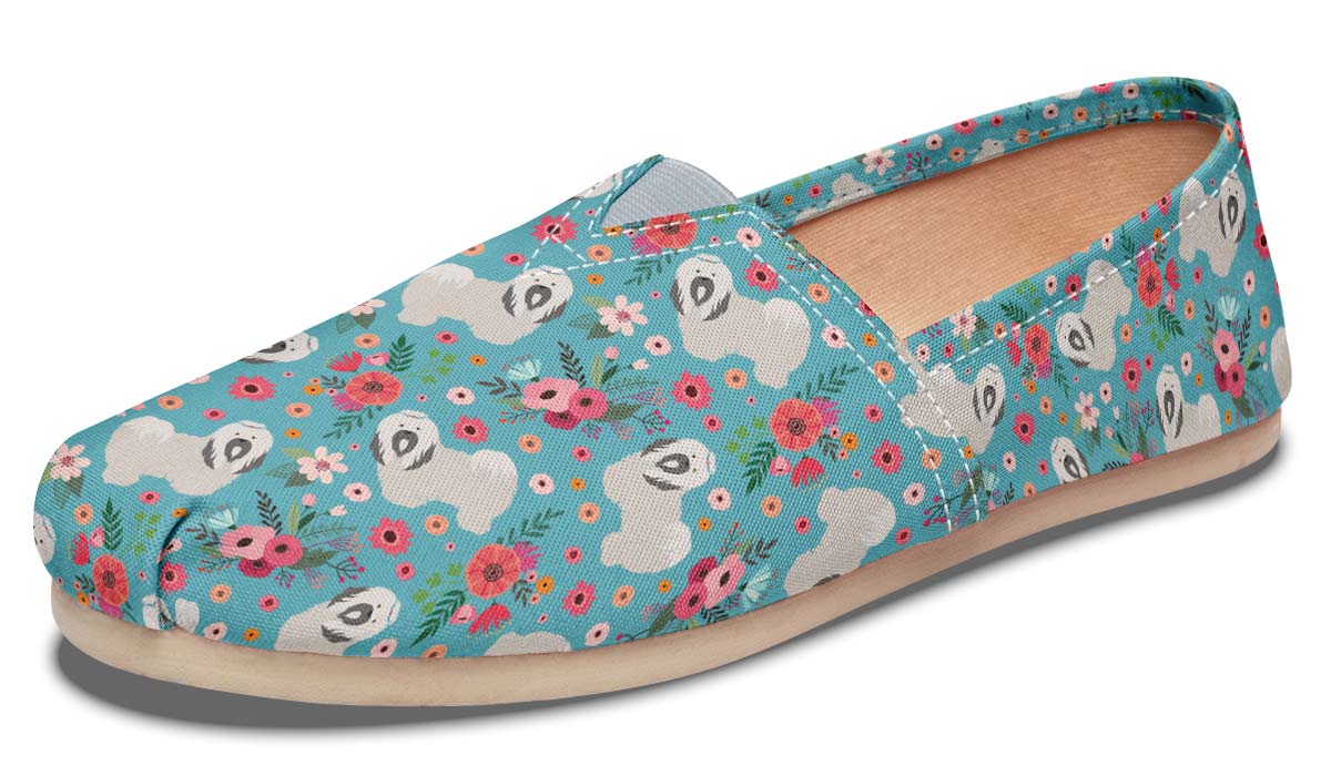 Lhasa Apso Flower Casual Shoes