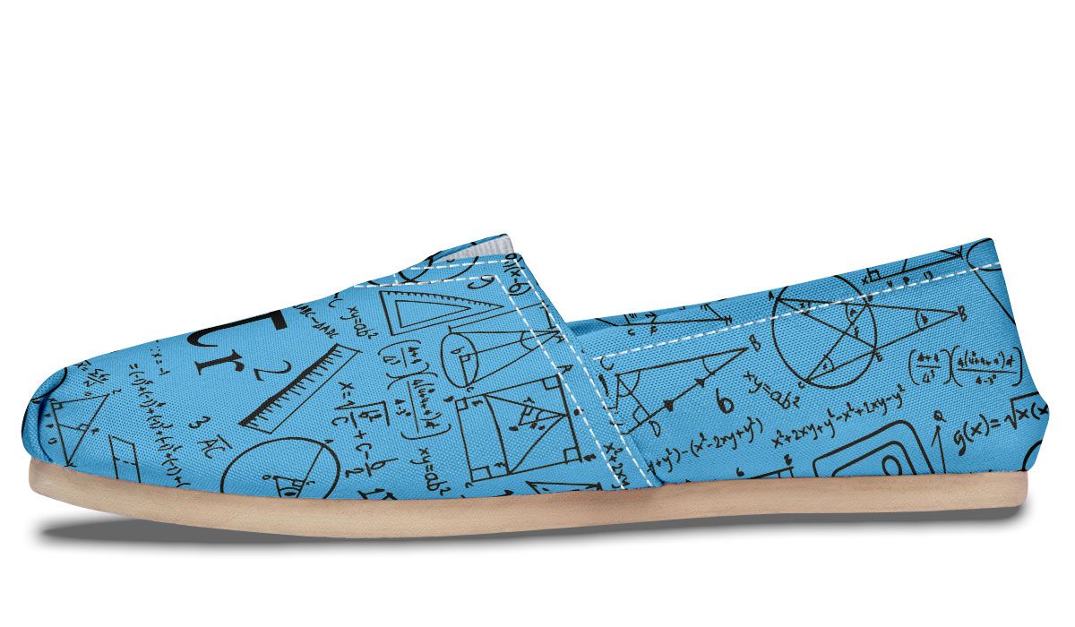 Math Blue Casual Shoes