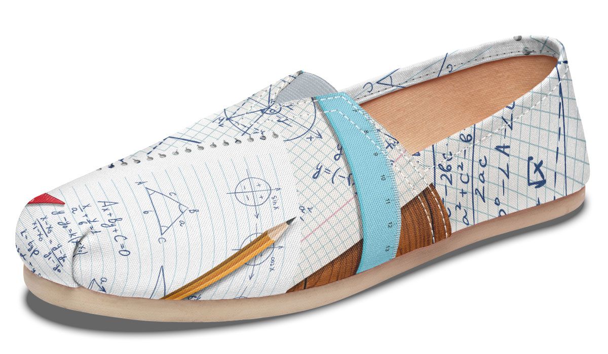 Math Notes Casual Shoes