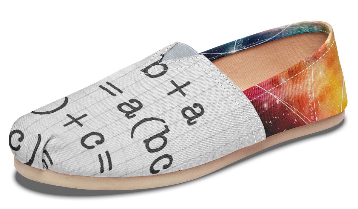 Mathematical Vibes Casual Shoes