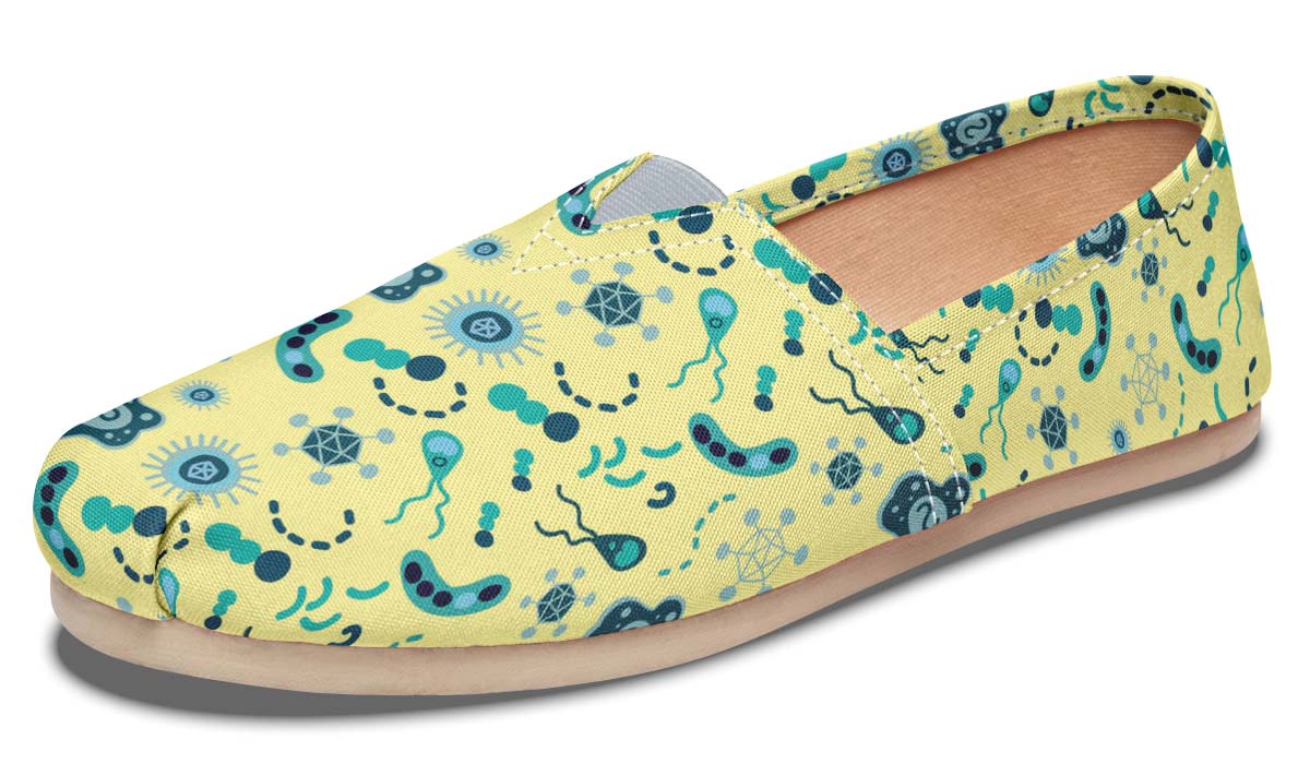 Microbiology Pattern Casual Shoes