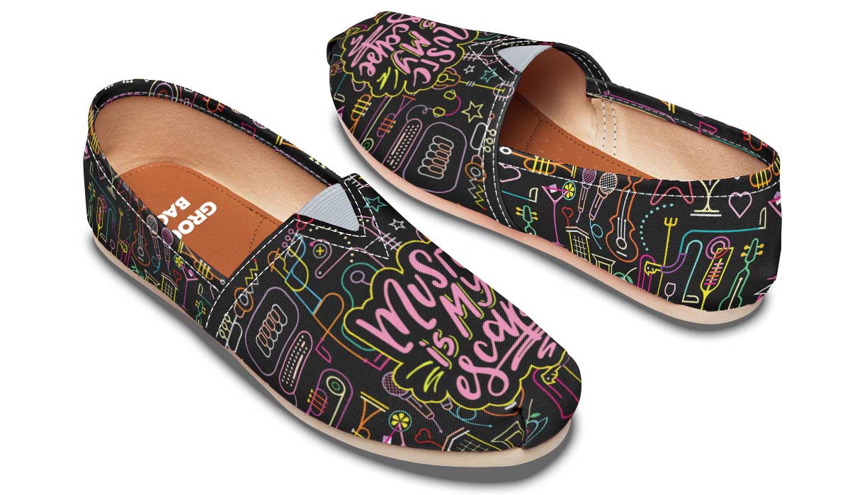 Neon Music Casual Shoes