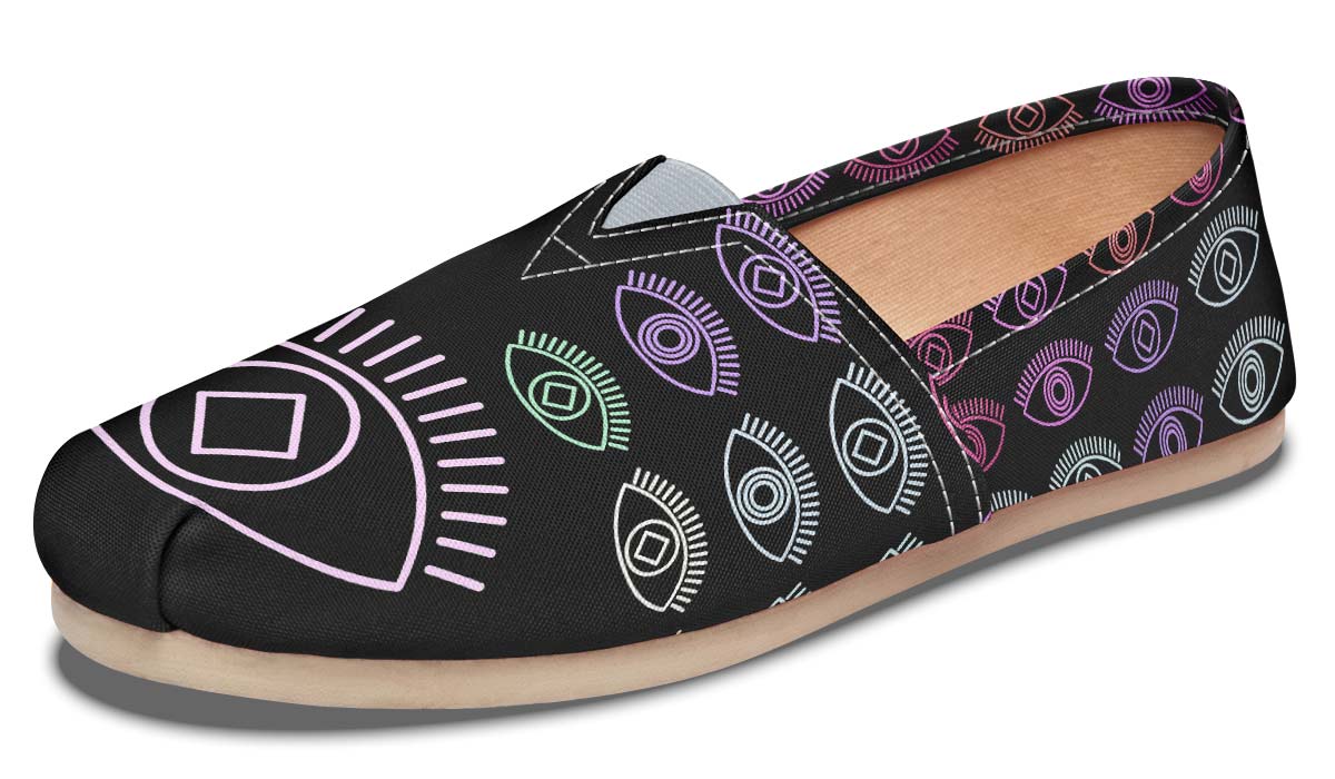 Neon Optometry Eyes Casual Shoes