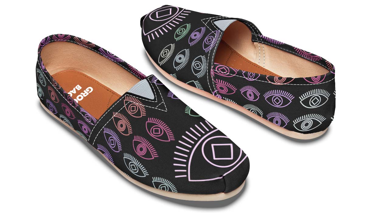 Neon Optometry Eyes Casual Shoes
