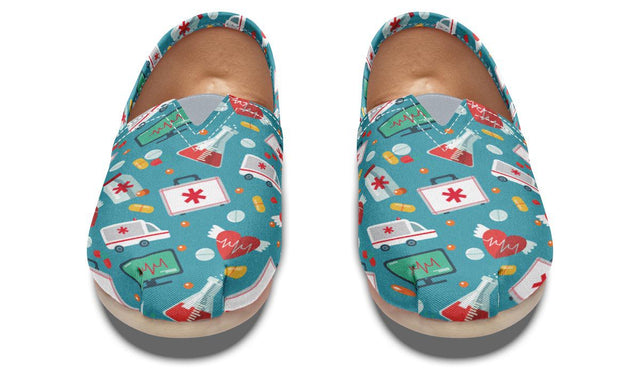 Nurse Pattern Casual Shoes