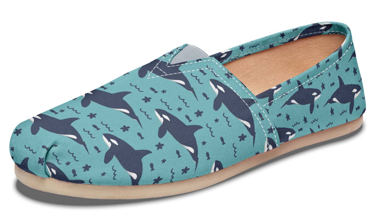 Orca Pattern Casual Shoes